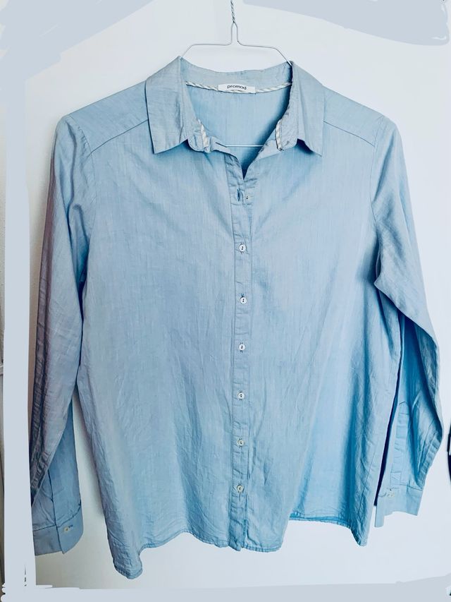 Camisa azul Promod L