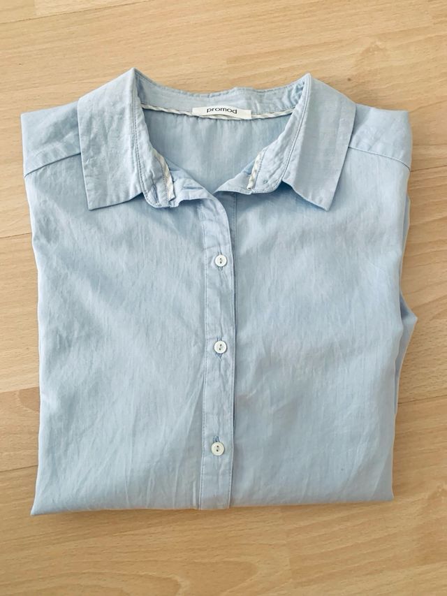 Camisa azul Promod L