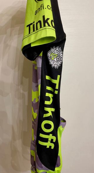 Maglia ciclismo Tinkoff Saxo L lime 