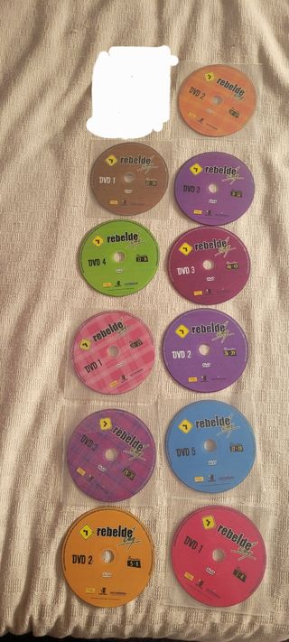 Rebelde way 11 discos dvd