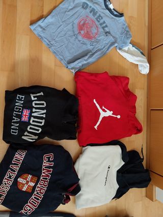 Sudaderas nike jordan, quicksilver y otras talla 1
