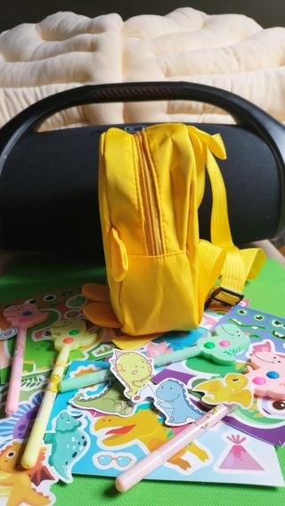 Mini mochila Dinosaurio con bolígrafo
