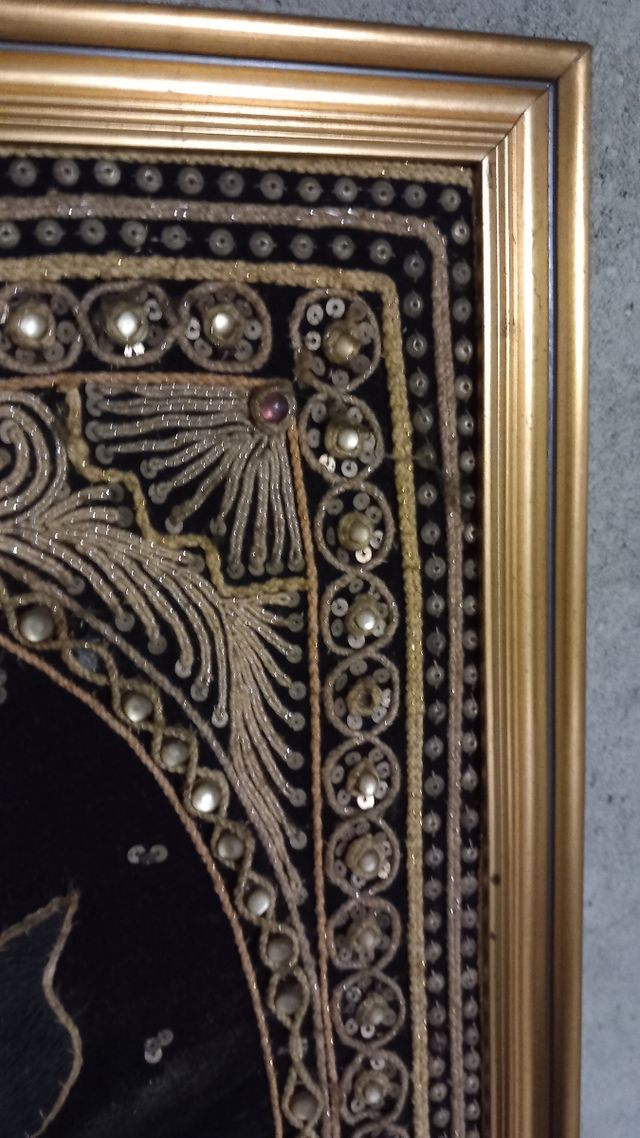 Quadro in tessuto orientale