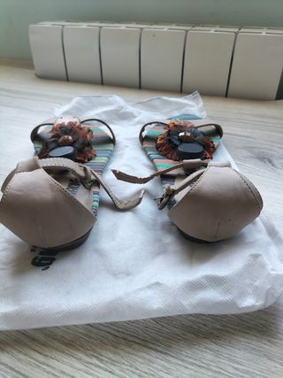 Sandalias planas mujer