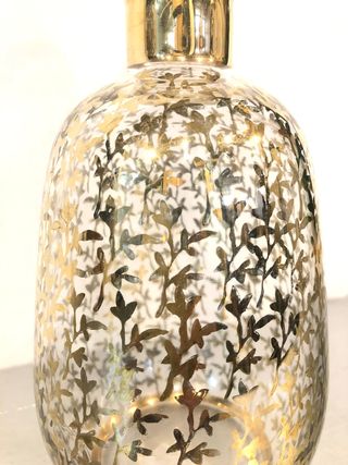 Boccale vetro vintage fiori classe elegante tavolo