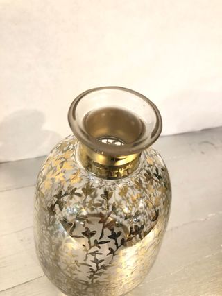 Boccale vetro vintage fiori classe elegante tavolo