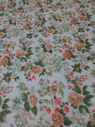 Colcha flores fina