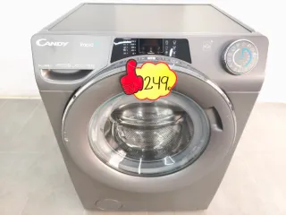 LAVADORA CANDY INOX 8 KG