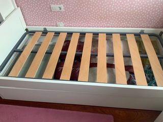 Cama nido con somier y cajonera inferior amplia