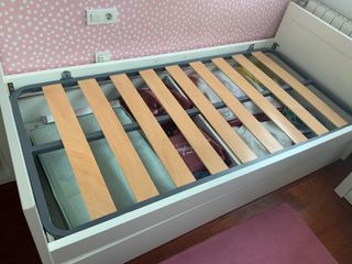 Cama nido con somier y cajonera inferior amplia