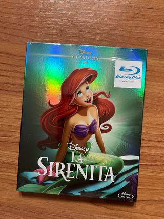 Pelicula Bluray La Sirenita DISNEY Slipcover