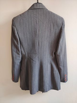 Giacca grigia doppiopetto