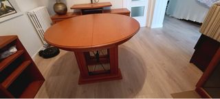 Conjunto de Comedor Color Haya madera maciza