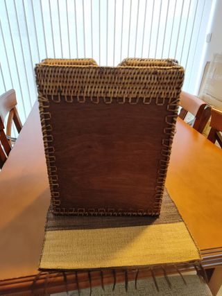 Revistero mimbre