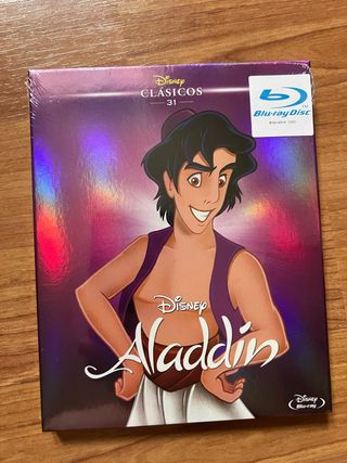 Pelicula Bluray Aladdin Disney Slipcover
