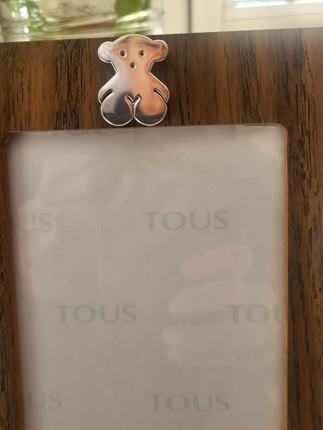 Marco de foto Tous plata madera 