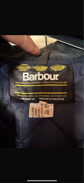 Giubotto vintage barbour