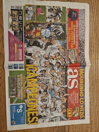 Periódico AS Copa del Rey 2011