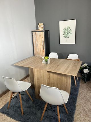 Pack Premium Comedor — Mesa Abatible + 4 Sillas