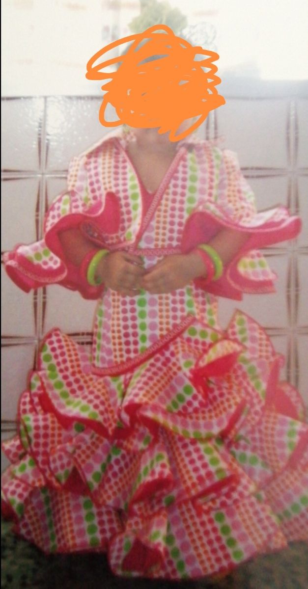 Vestido de gitana niña