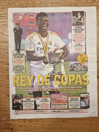 Periódico AS Supercopa España 2024