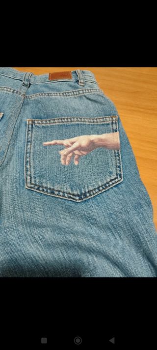 Jeans donna zampa d'elefante