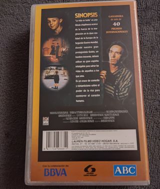 VHS La vida es bella.