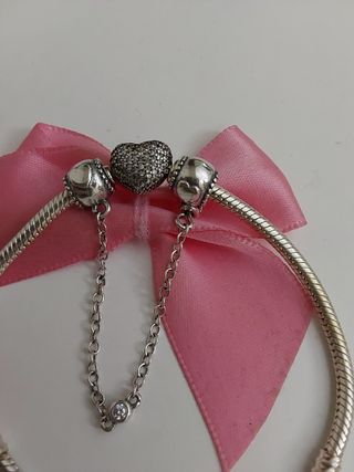 Cadena de seguridad en plata S 925.