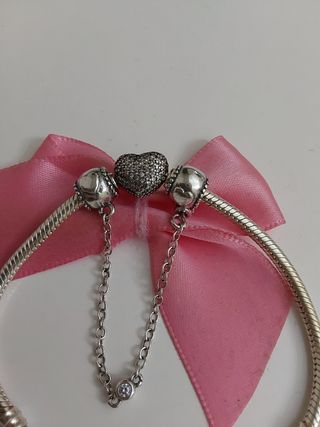 Cadena de seguridad en plata S 925.