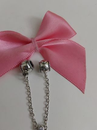 Cadena de seguridad en plata S 925.