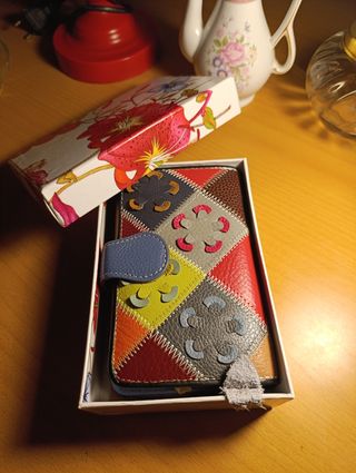 Cartera de flores
