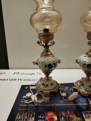 Coppia di lampade vintage 