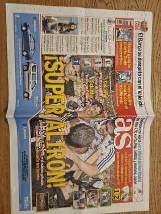 Periódico AS 31 Liga Real Madrid