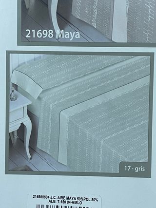 Juego de sabana gris 150 cm 2 fundas de almohadas