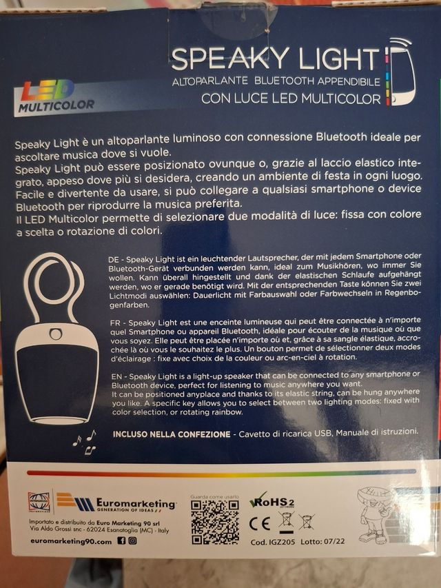 Altoparlante bluetooth