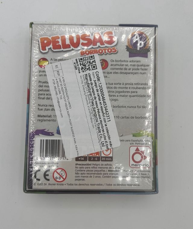 Juego Pelusas precintado y a estrenar