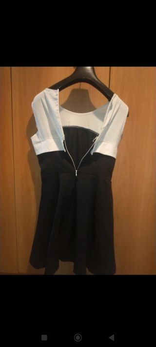 Abito donna con spalline e gonna ampia