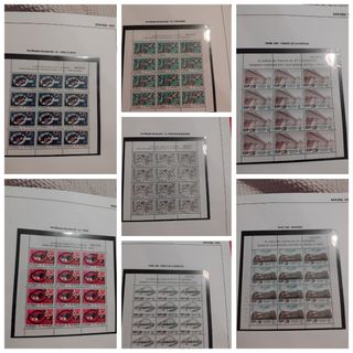 Álbum de sellos de pesetas españolas