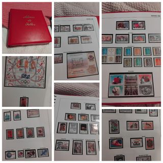 Álbum de sellos de pesetas españolas