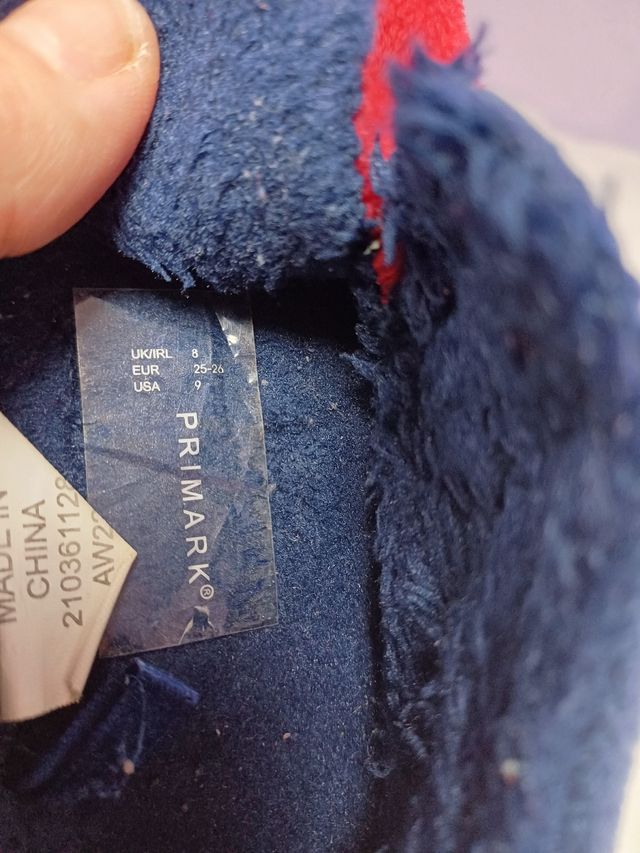 Zapatillas de estar en casa niño 25