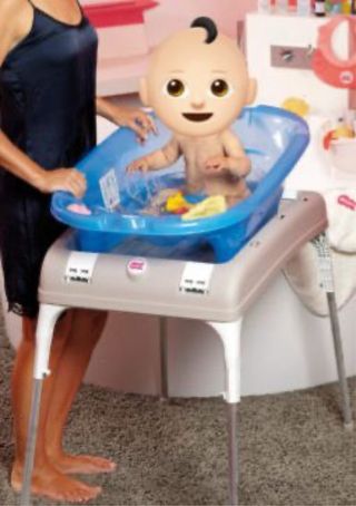 Cambiador para bebé PLEGABLE soporte para Bañera