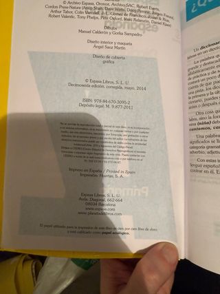 Diccionario Espasa de Primaria