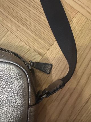 Bolso bandolera Tous bronce piel auténtica 