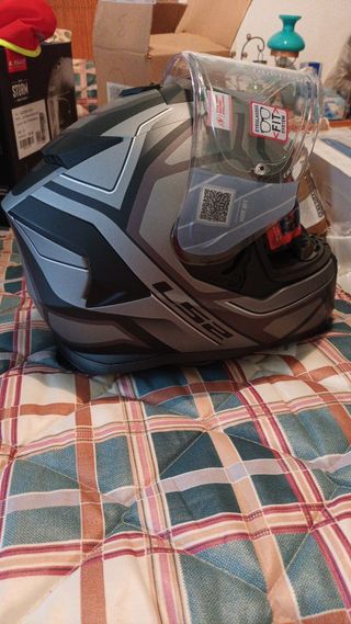 LS2, Casco Moto Integral. Talla S
