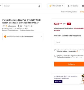 Ordenador portátil Lenovo
