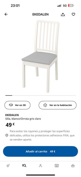 Mesa salon extensible y 4 sillas