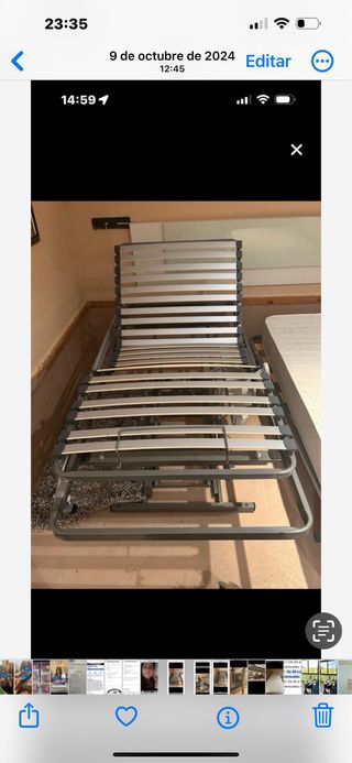 Cama articulada en exelente condiciones