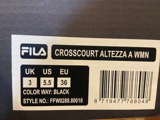 zapatillas crosscourt Fila/36