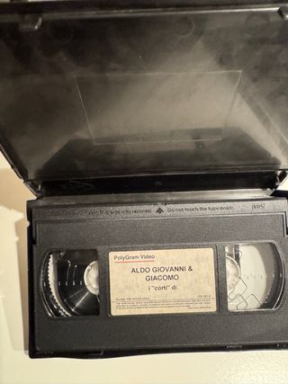 VHS I CORTI di ALDO GIOVANNI E GIACOMO