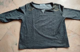 Jersey mujer talla L cuello redondo Stradivarius 